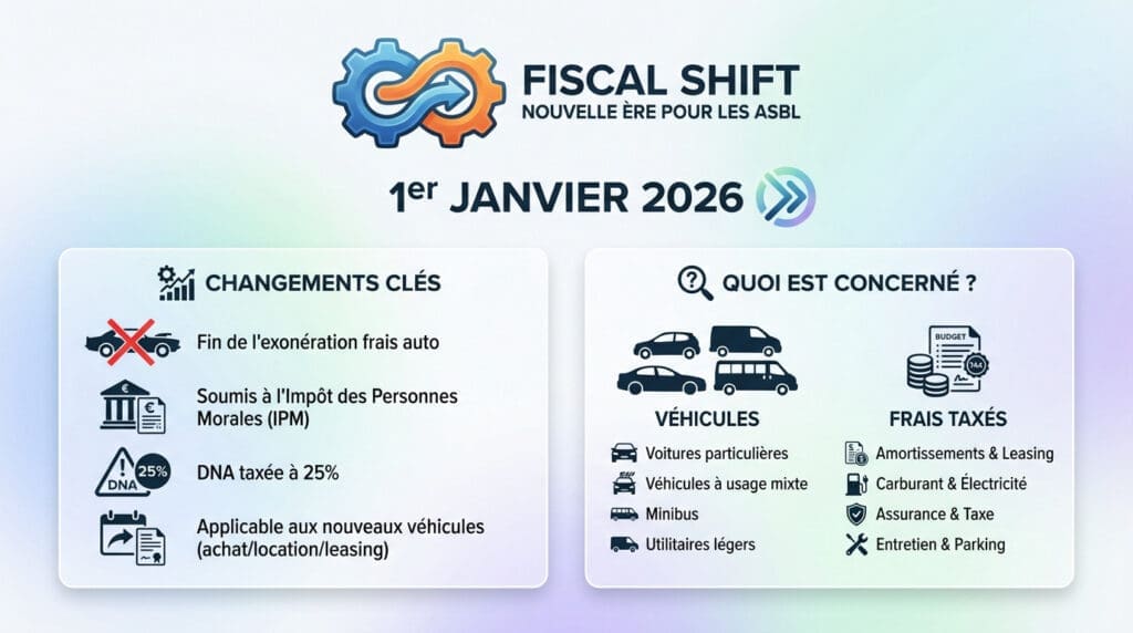 Frais de voiture asbl 2026